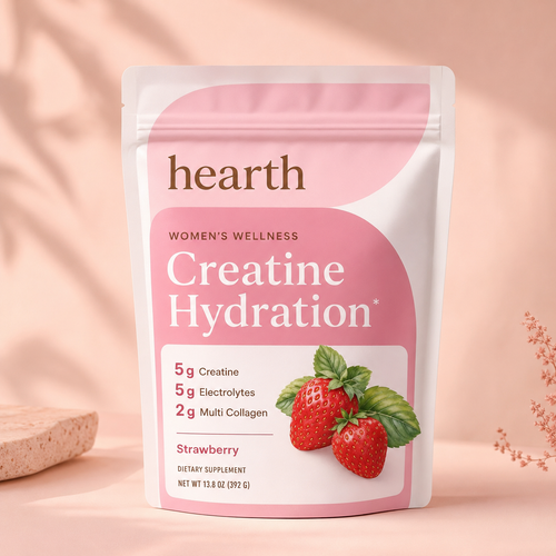 Creatine Hydration for Women (Strawberry Flavor)